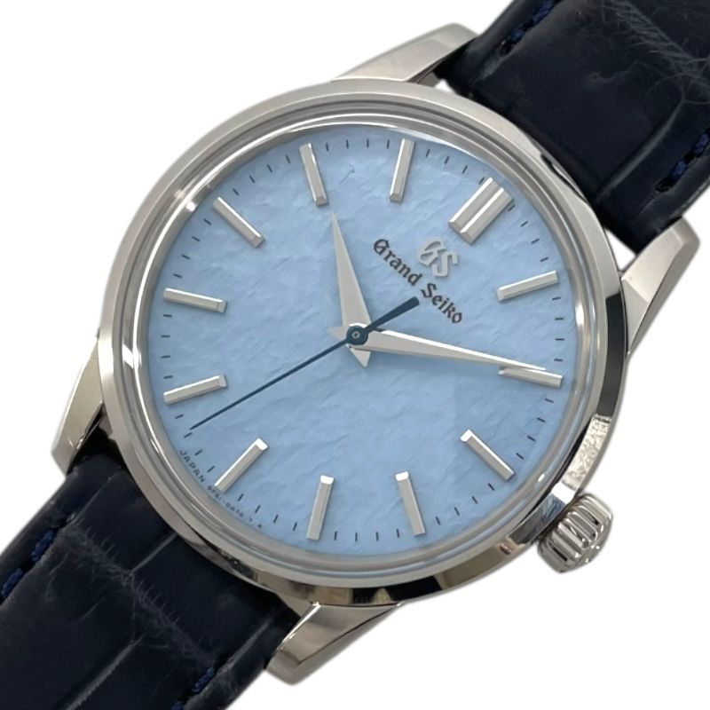 Grand Seiko Elegance Collection SBGX353 Snow White Blue Quartz Watch