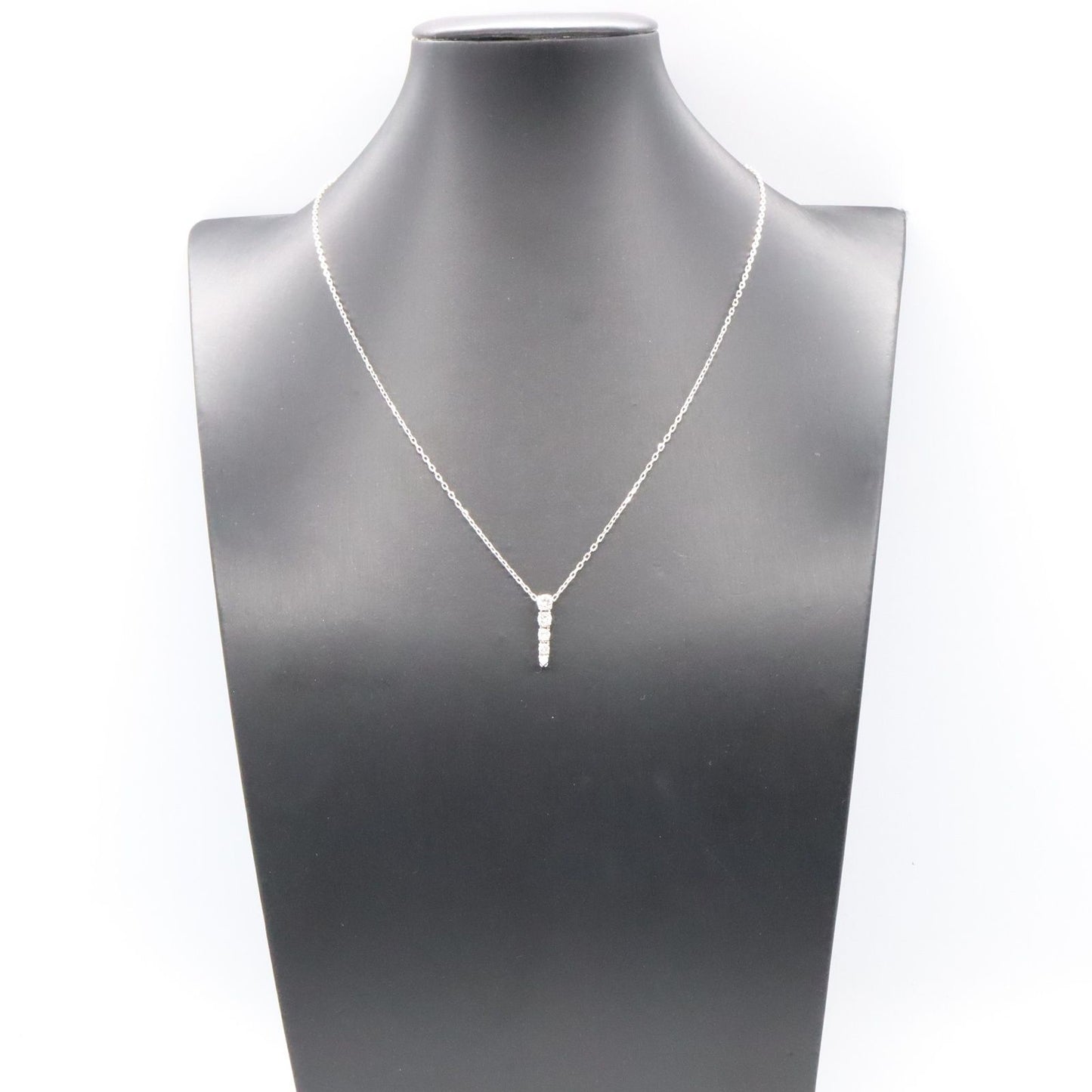 MIKIMOTO Diamond Necklace in 18K White Gold - Exquisite Elegance