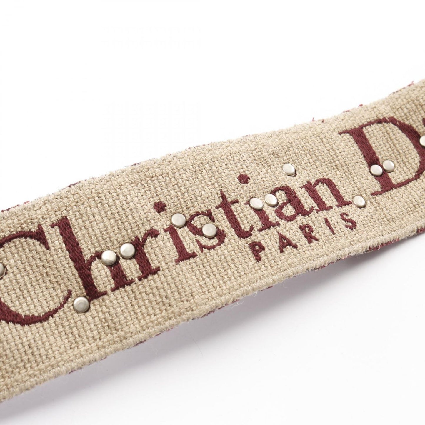 Dior Oblique Shoulder Strap in Bordeaux Canvas - Exquisite Craftsmanship