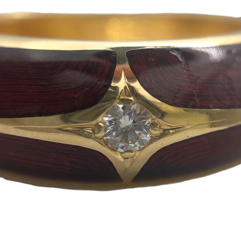 Fabergé K18 Yellow Gold Diamond Ring - Exquisite Craftsmanship