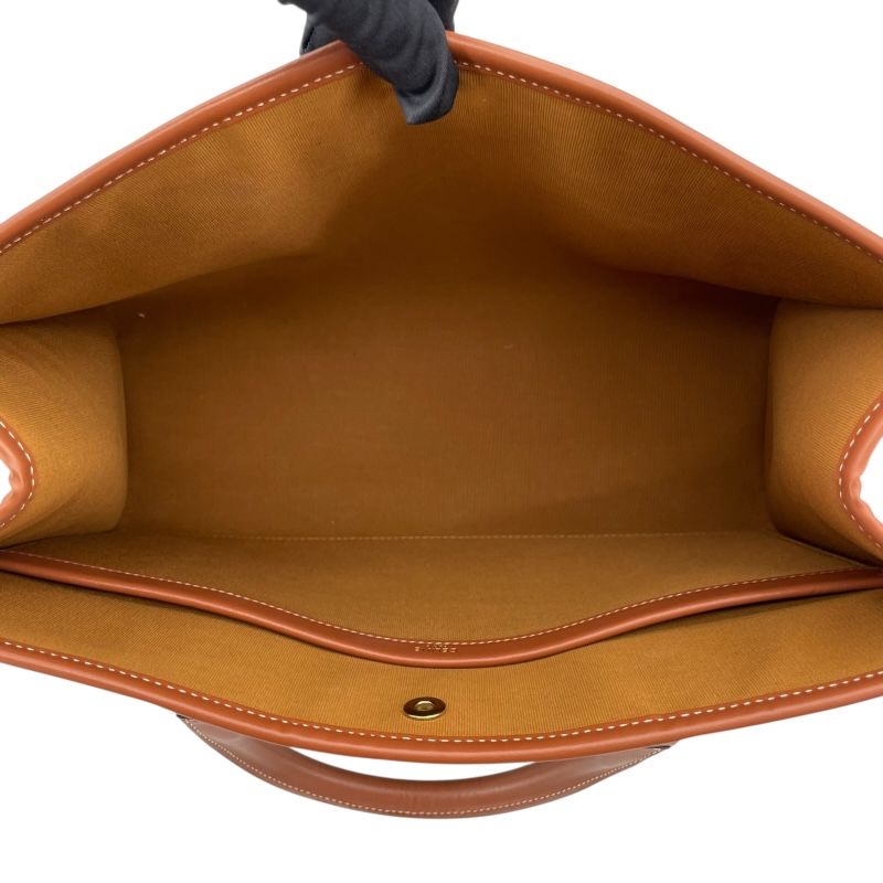 CELINE Horizontal Cabas Brown Trionf Canvas Shoulder Bag