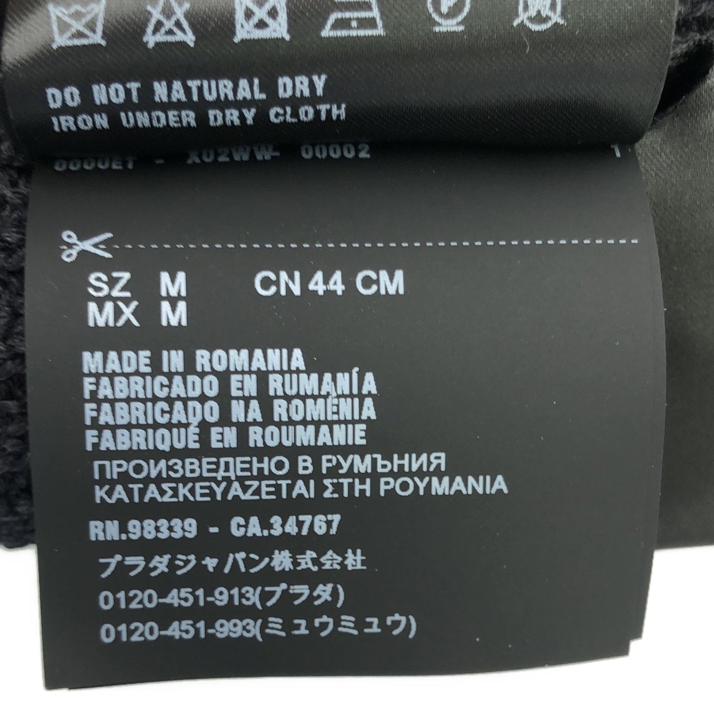 PRADA Wool Knit Cap in Dark Grey - Timeless Elegance