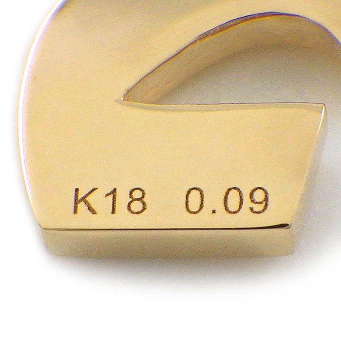 Exquisite Diamond Pendant in K18 Yellow Gold - Number '3'