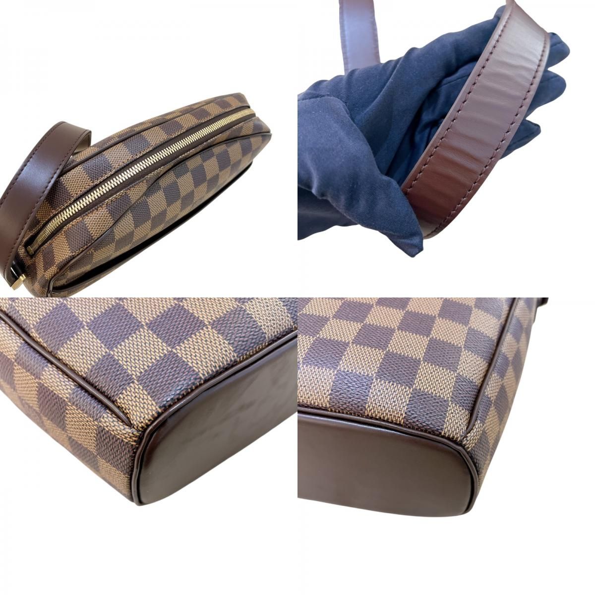 Louis Vuitton Ipanema GM Damier Canvas Leather Shoulder Bag