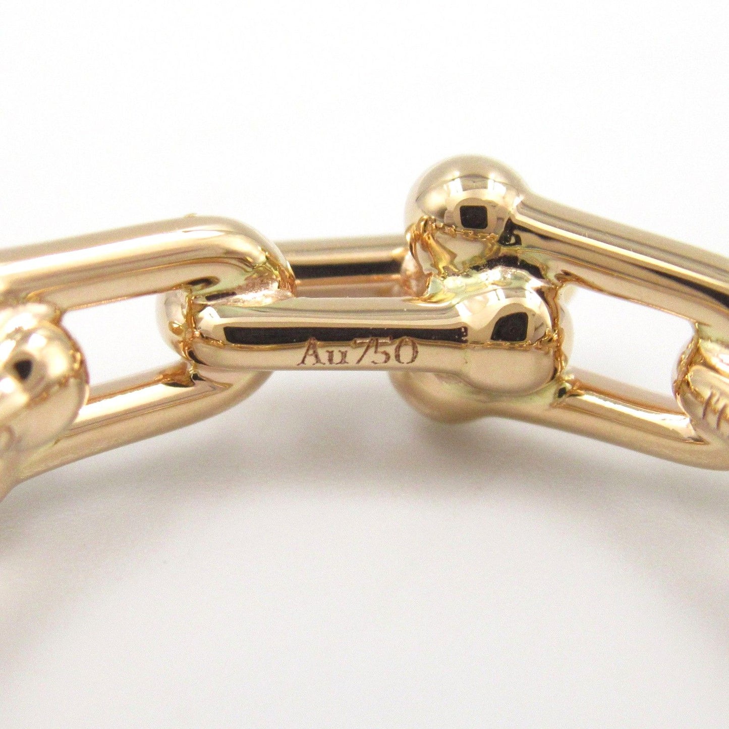 TIFFANY & CO Hardware Micro Ring in K18PG Pink Gold - Size 6