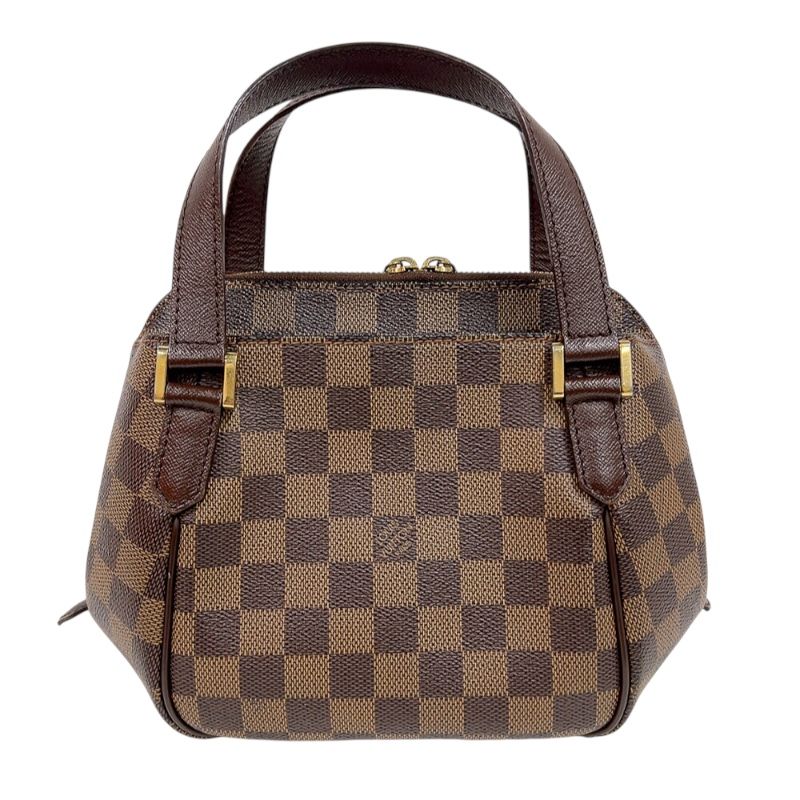 Louis Vuitton Belem PM Handbag - Brown Damier Canvas with Gold Hardware
