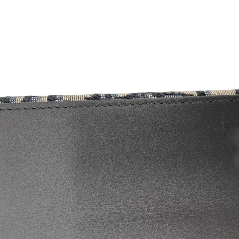 Christian Dior Mini Lockbox Oblique Jacquard Canvas/Leather Shoulder Bag