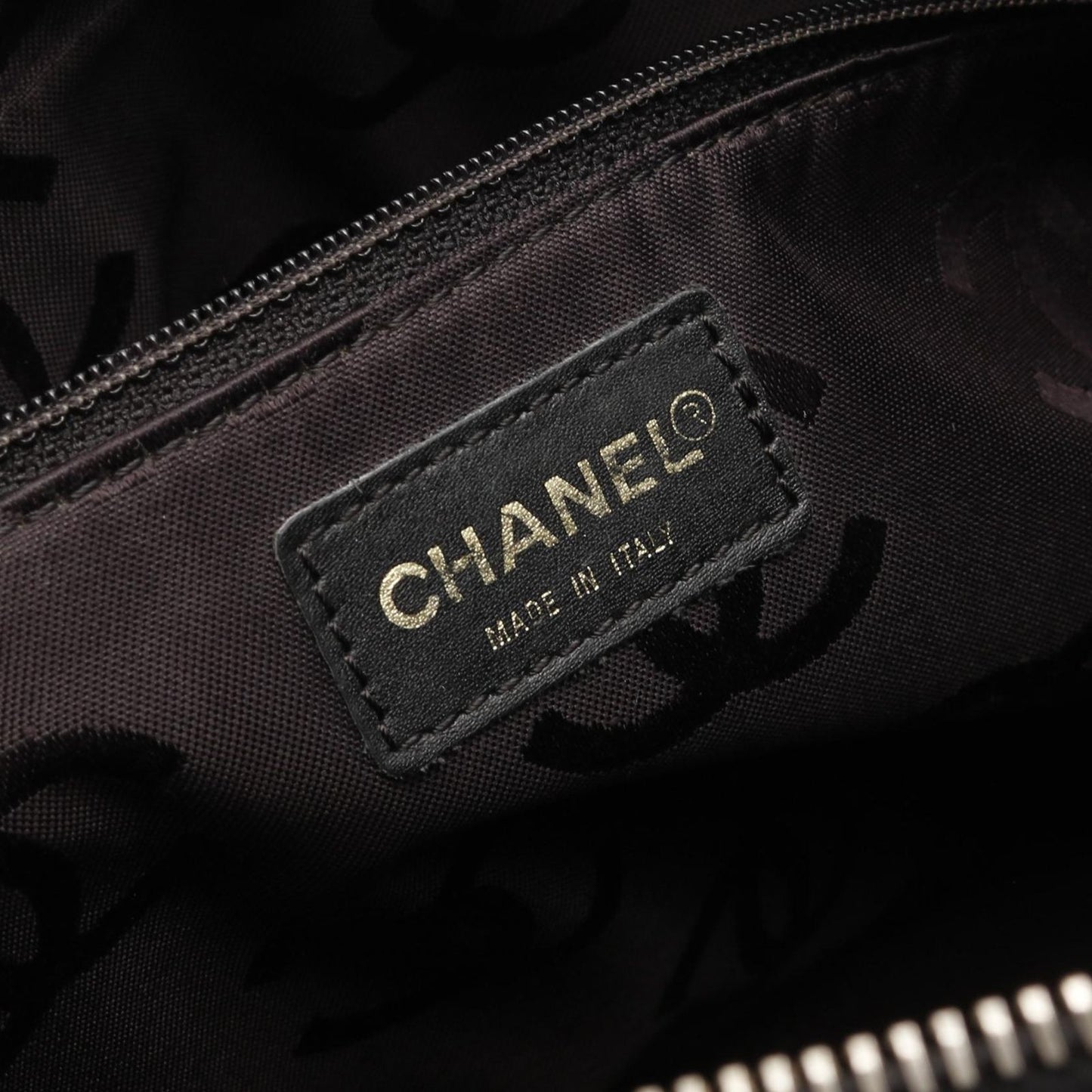 CHANEL Coco Mark Black Calfskin Shoulder Bag - Timeless Elegance