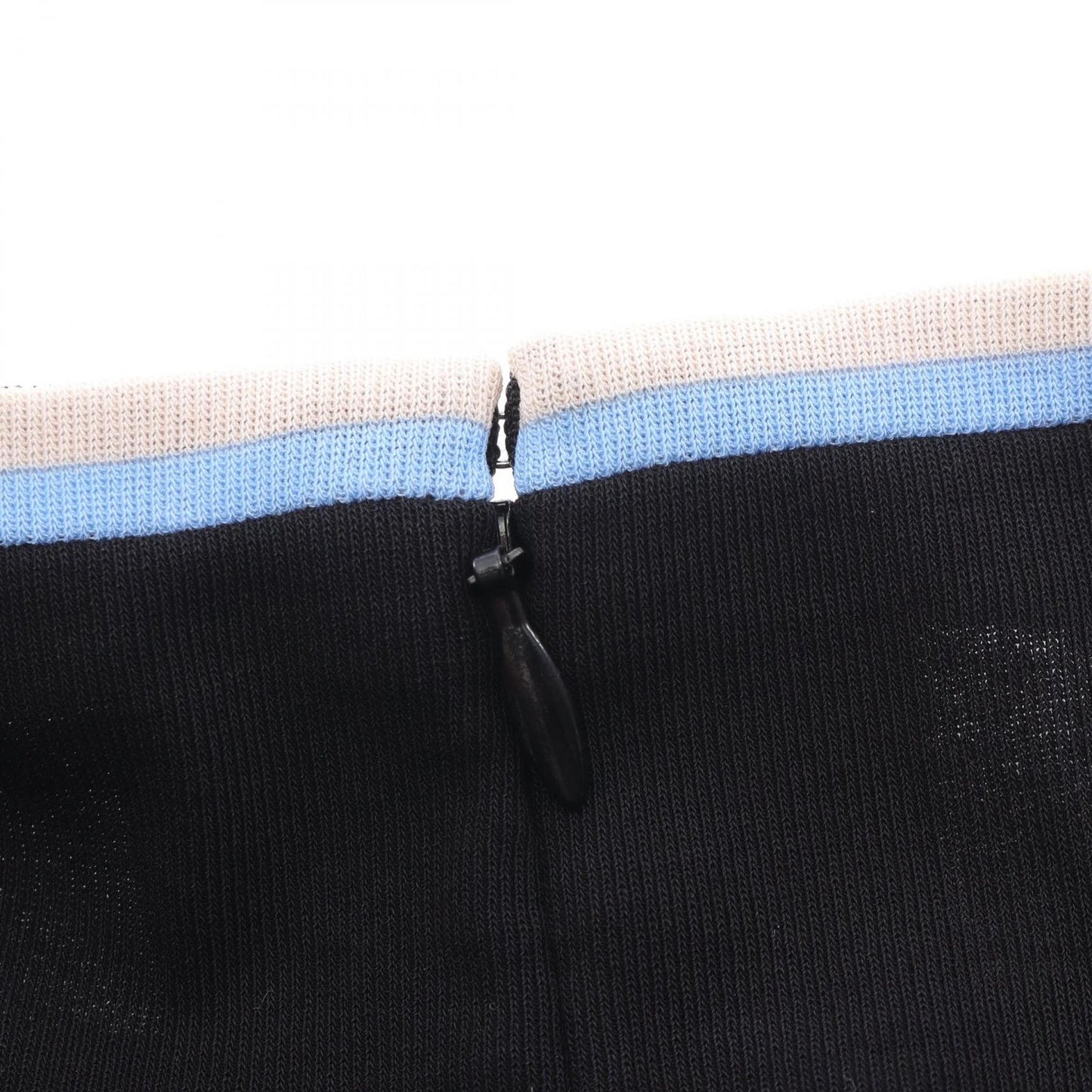 LEONARD FASHION Elegant Black & Blue Cotton Top - Size 42