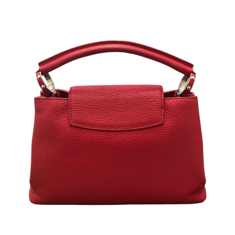 Louis Vuitton Capucines BB Red Leather Shoulder Bag - Exquisite Craftsmanship