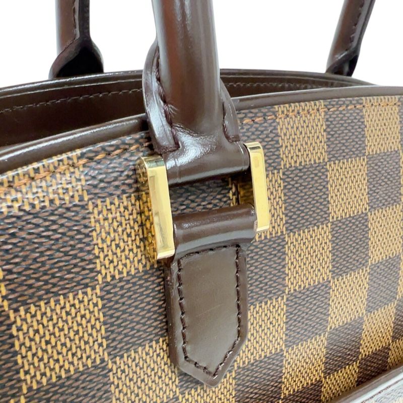 Louis Vuitton Saria Oriental Handbag - Brown Damier with Gold Hardware