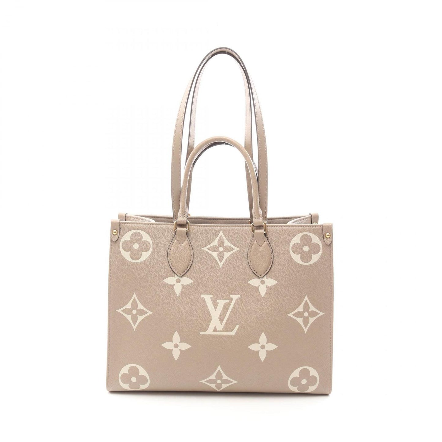 Louis Vuitton OnTheGo MM Tote Bag in Bi-Color Monogram Empreinte