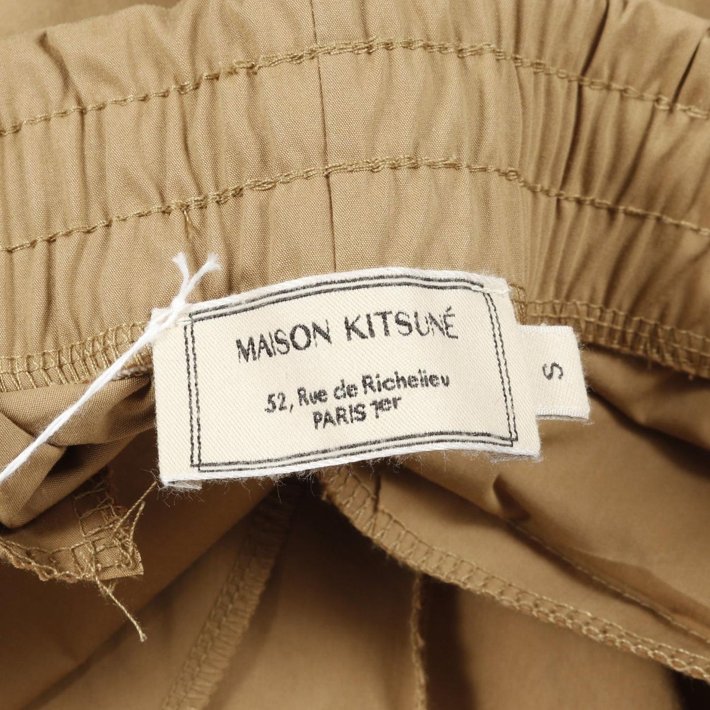 MAISON KITSUNE Beige Cotton Pants for Men - Size S