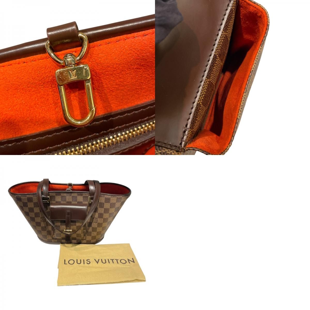 Louis Vuitton Monceau PM Damier Canvas Handbag - Timeless Elegance