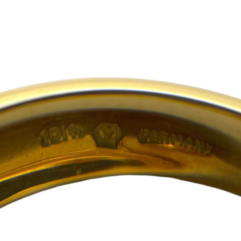 FABERGE K18YG Diamond Ring - Exquisite Gold Elegance