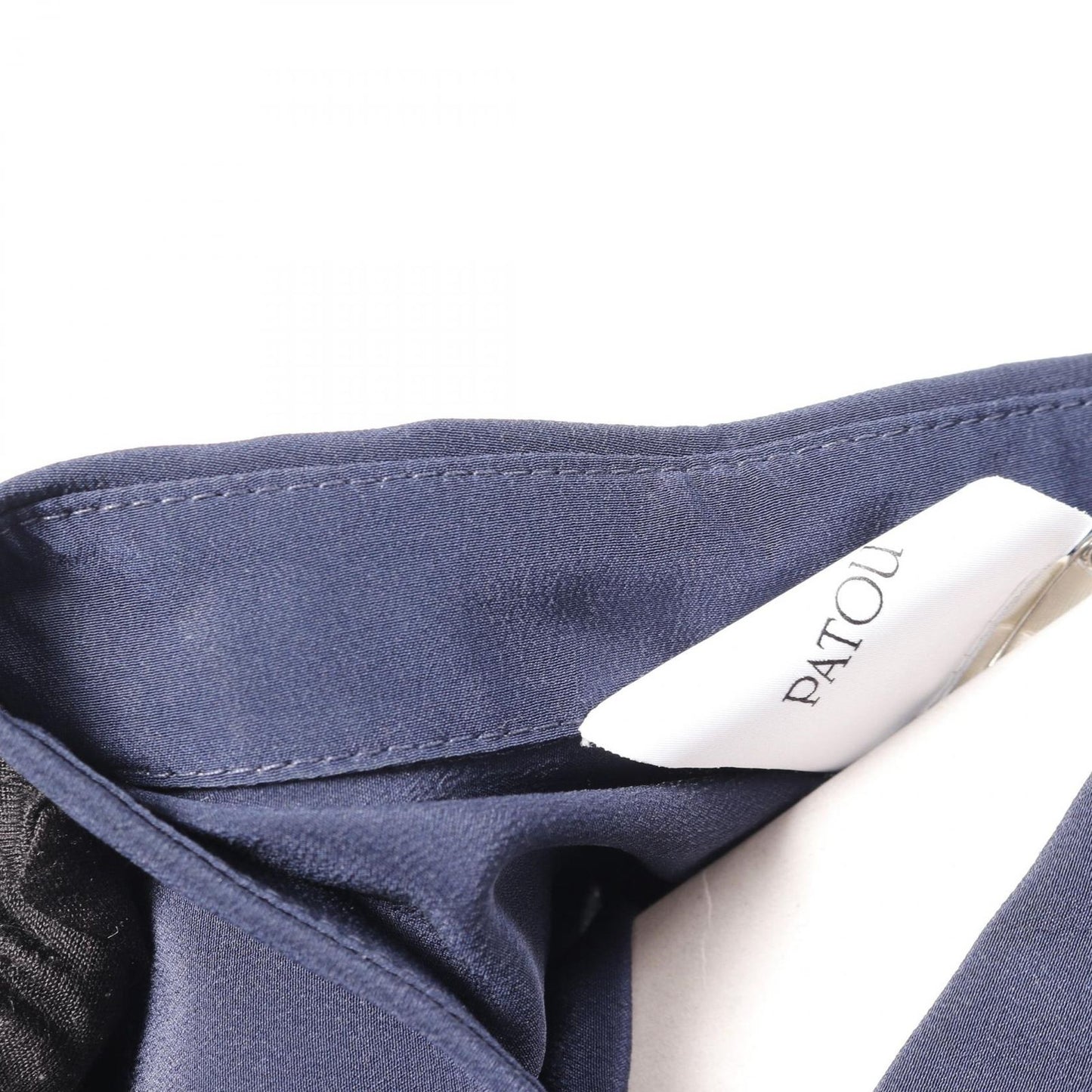 PATOU Silk Navy Shirt - Exquisite Craftsmanship, Size 36