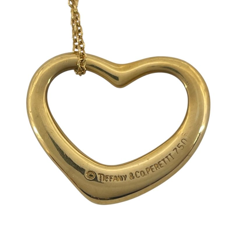 Tiffany & Co. Open Heart Necklace in 18K Yellow Gold
