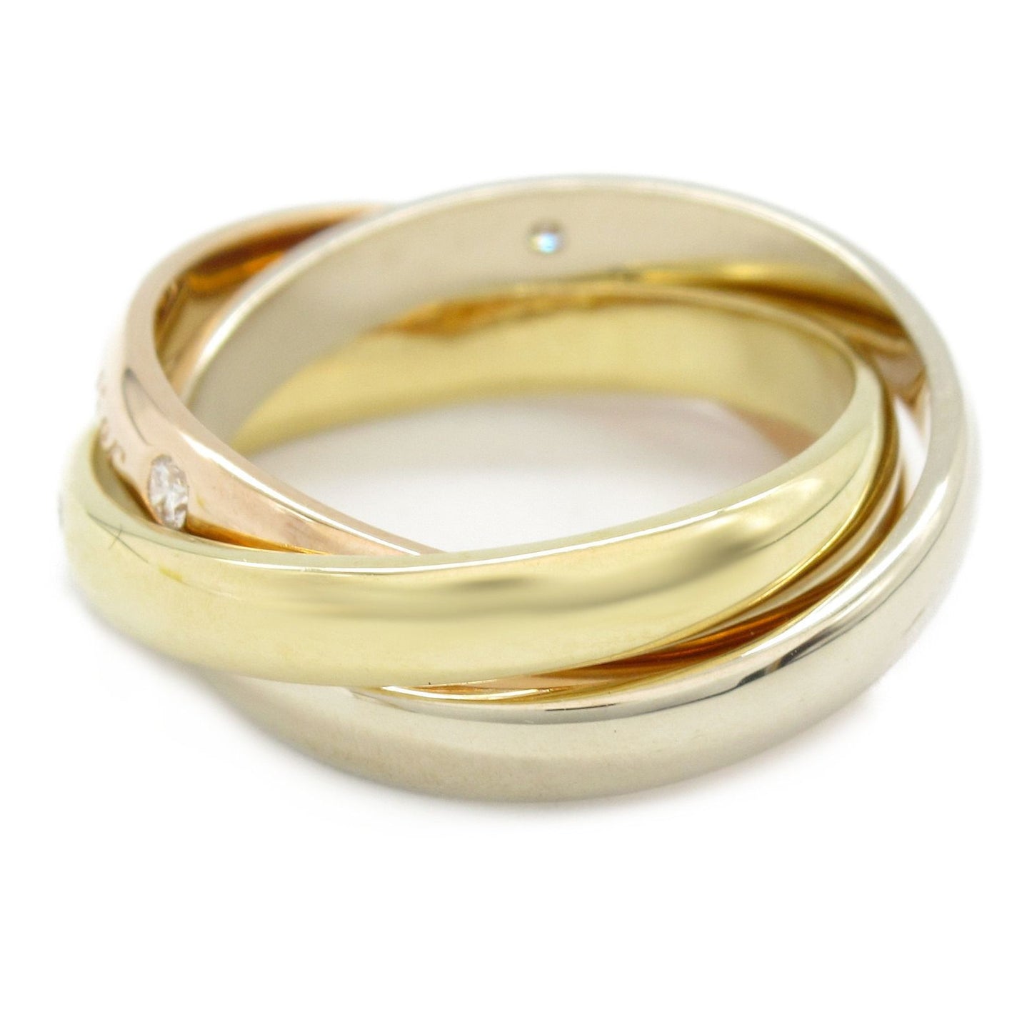 CARTIER Trinity Ring 3PD in K18 Gold - Timeless Elegance