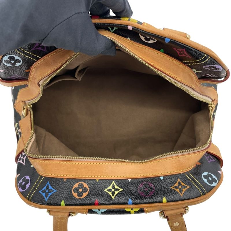 Louis Vuitton Claudia M40195 Noir Monogram Multicolor Handbag