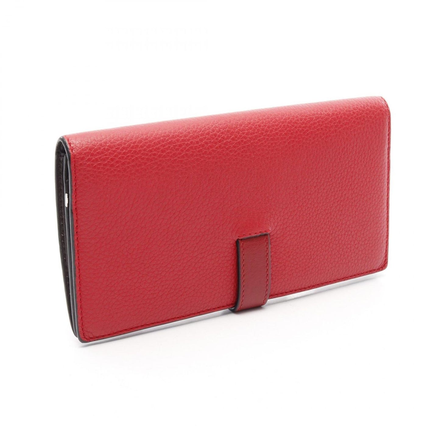 LOEWE Vertical Large Wallet in Red Leather - Exquisite Craftsmanship