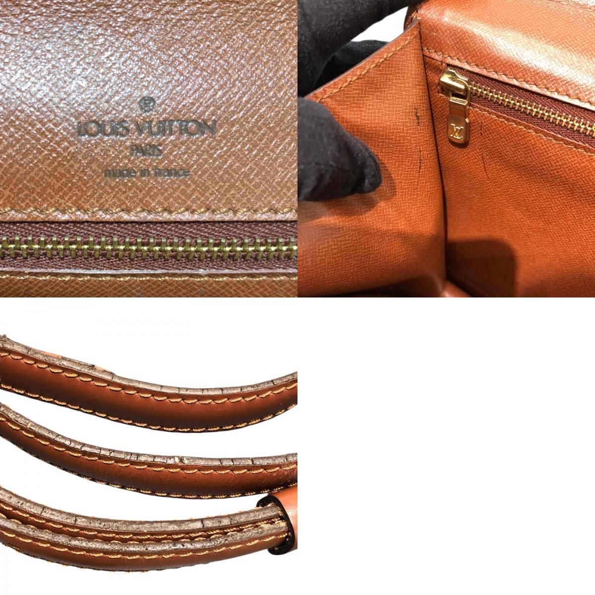 Louis Vuitton Monceau M51185 Brown Monogram Canvas Handbag