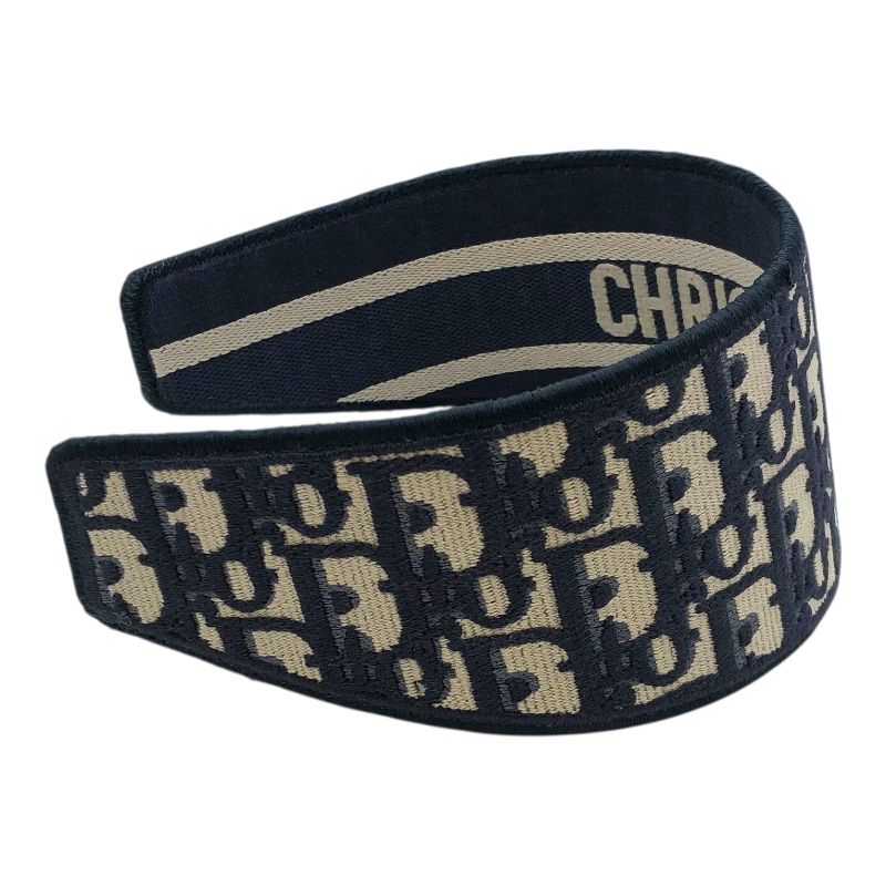 Christian Dior Oblique Canvas Headband - Timeless Elegance