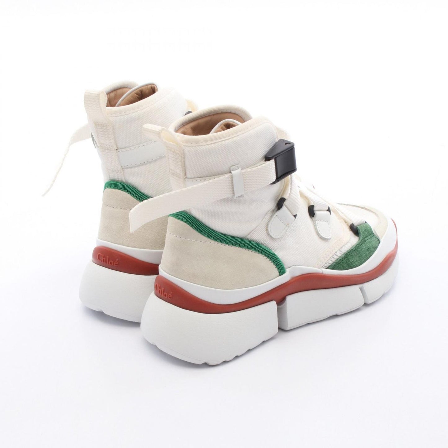Chloe Sonnie Leather & Suede Sneakers - Timeless Elegance
