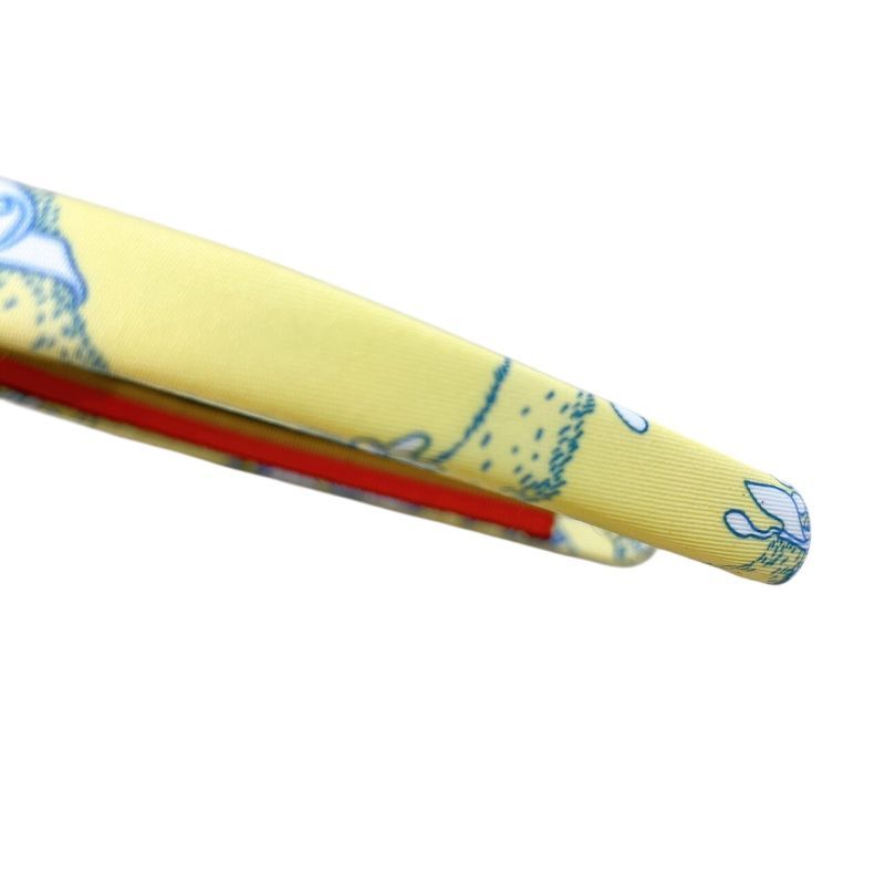 HERMES Elsa Headband in Yellow Silk - Exquisite Luxury Accessory