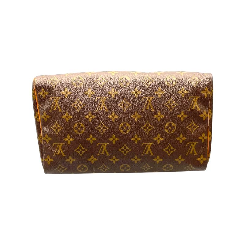 Louis Vuitton Speedy 30 Monogram Canvas Handbag - Brown