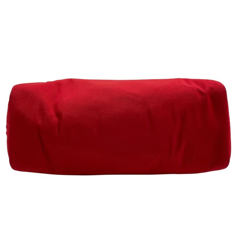 HERMES Émile Bag Cabas PM in Orange & Red with Gold Hardware