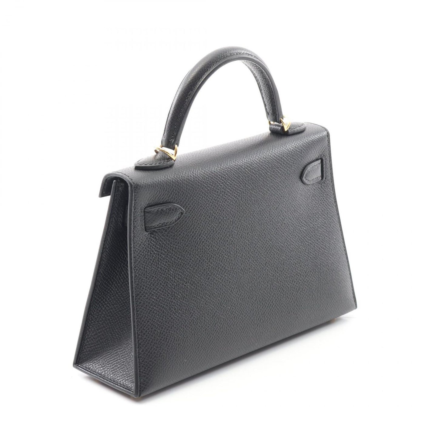 HERMES Mini Kelly 2 Handbag in Black - Unused Luxury