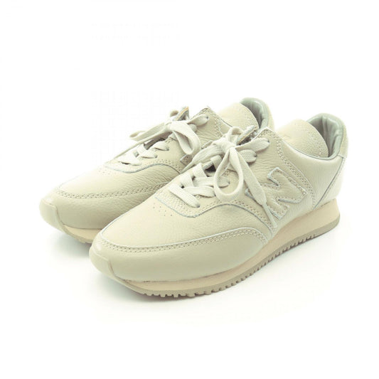 NEW BALANCE x AURALEE Leather Sneakers in Light Green - Exclusive Edition