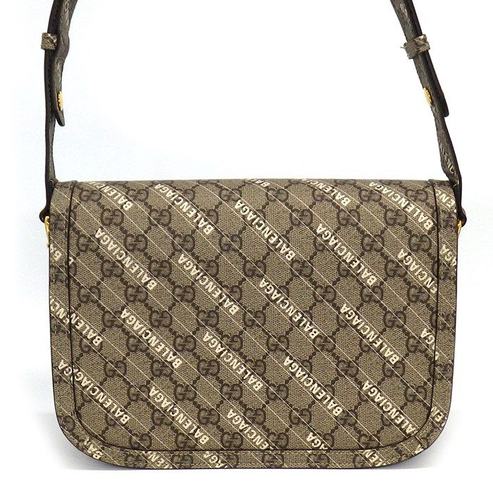 Gucci x Balenciaga Hacker Project Medium Shoulder Bag - Beige Ebony