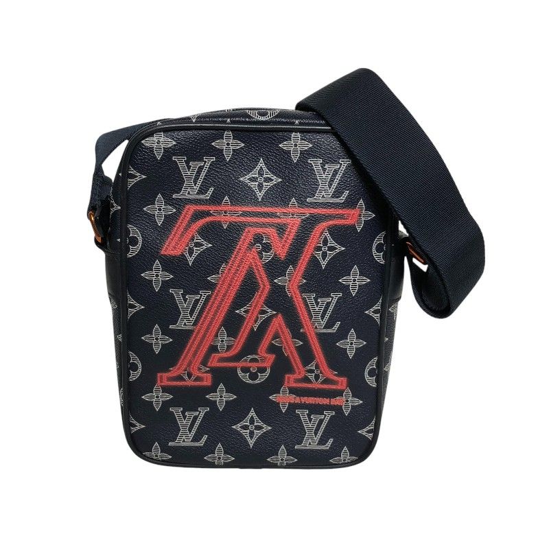 Louis Vuitton Danube PM Upside Down Shoulder Bag - Black & Orange