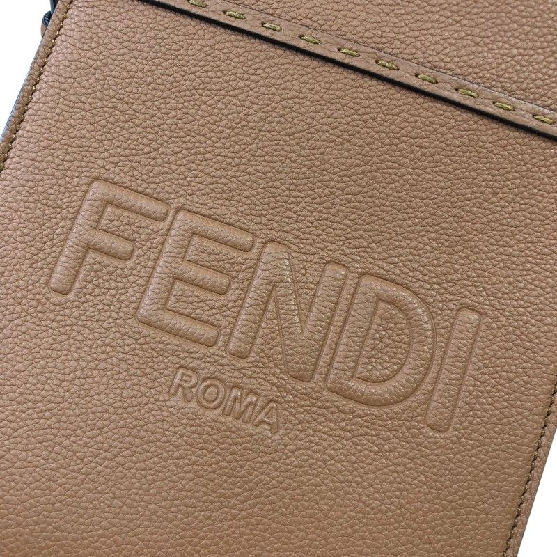 Fendi Go-To Shopper Small 2Way Shoulder Bag in Brown Calf Leather