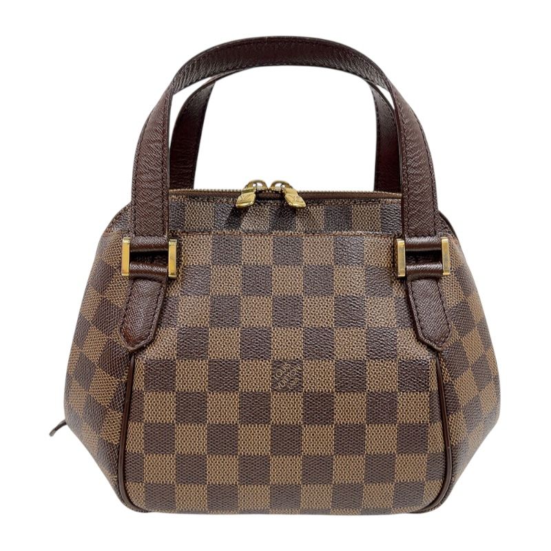Louis Vuitton Belem PM Handbag - Brown Damier Canvas with Gold Hardware