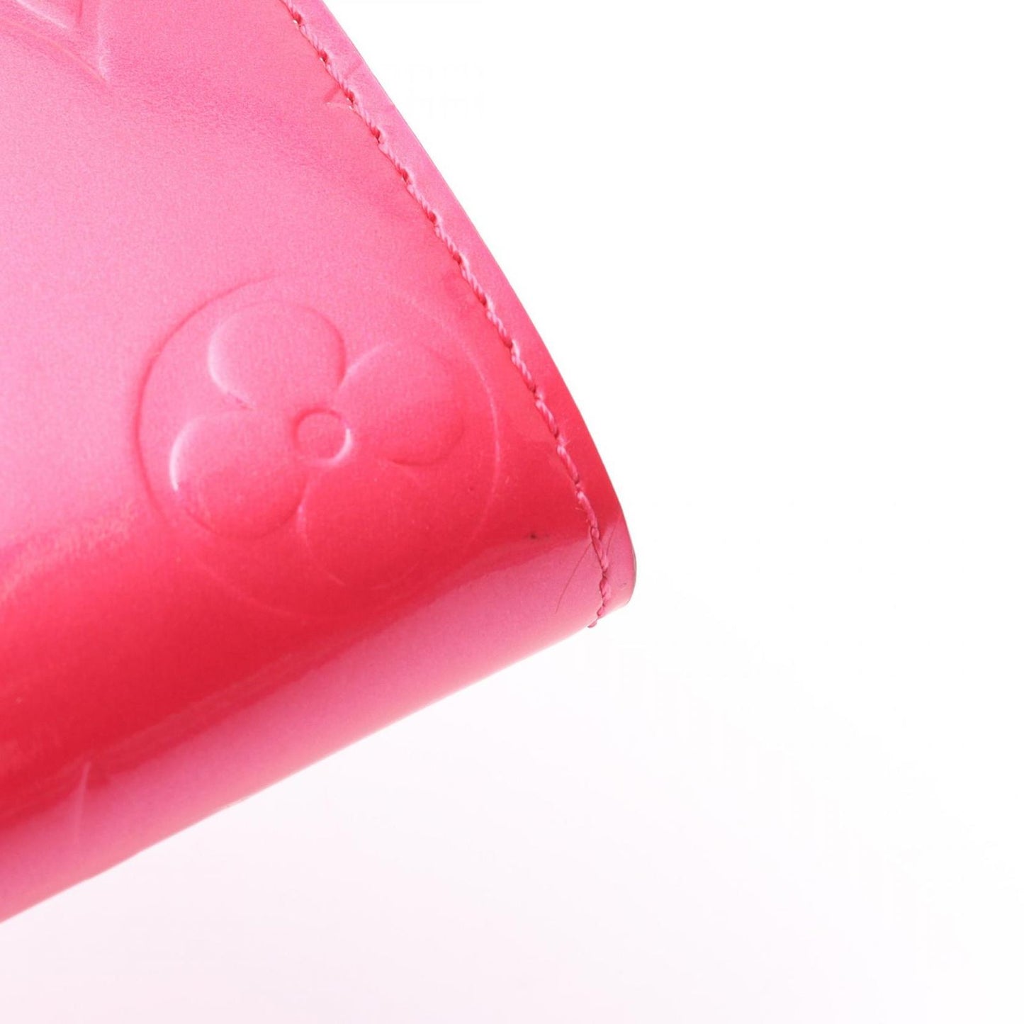 Louis Vuitton Fuchsia Pink Vernis Leather Wallet - Exclusive Design