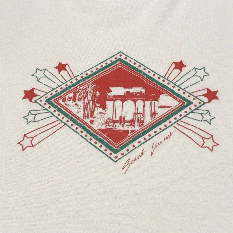 SAINT LAURENT Cotton Printed T-Shirt - Exclusive Men's Fashion