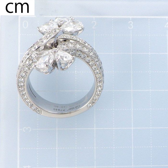 Rare Cartier Primaveral Vintage Ring with Diamonds - Size 10.5