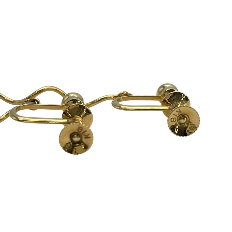 TASAKI K18 Yellow Gold Pearl Earrings - Exquisite Elegance