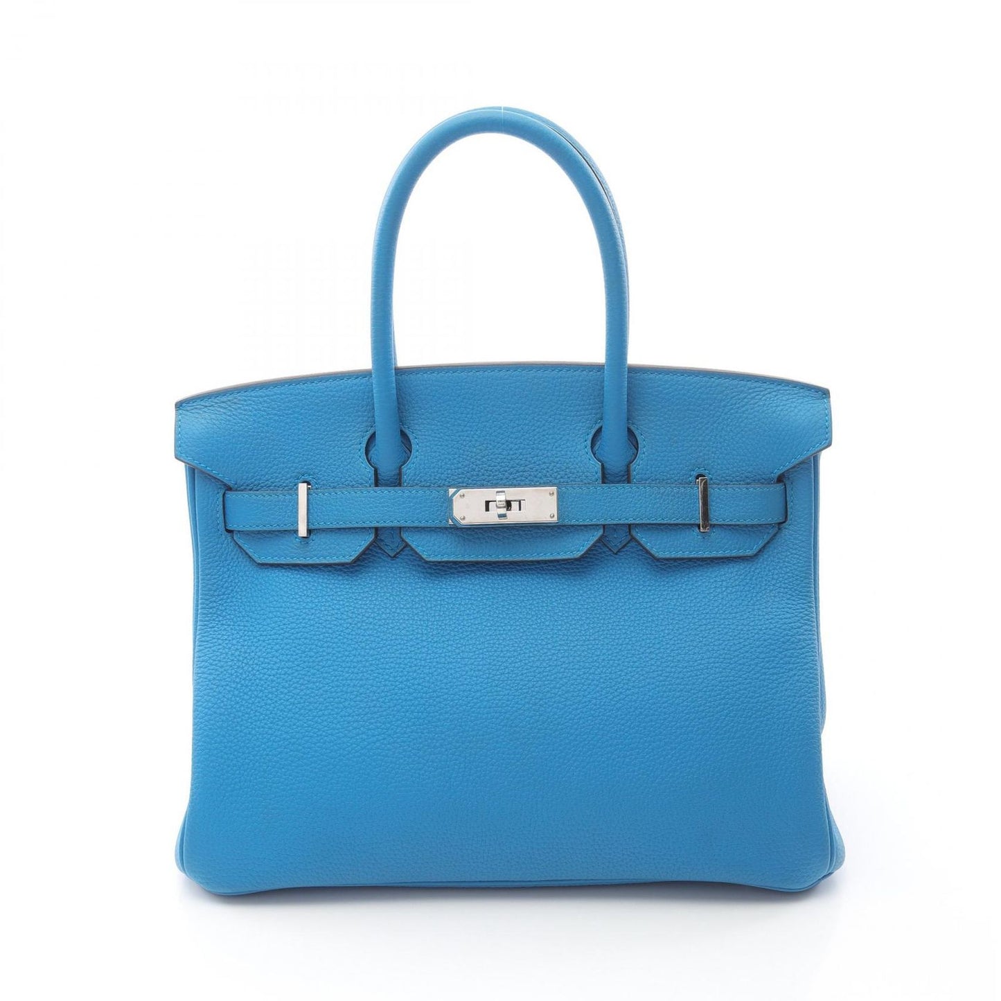 HERMES Birkin 30 Handbag in Blue Zanzibar - Exquisite Craftsmanship
