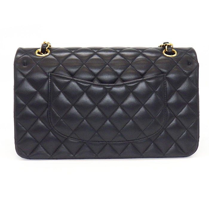 CHANEL Classic Matelassé 25 Shoulder Bag in Black Lambskin