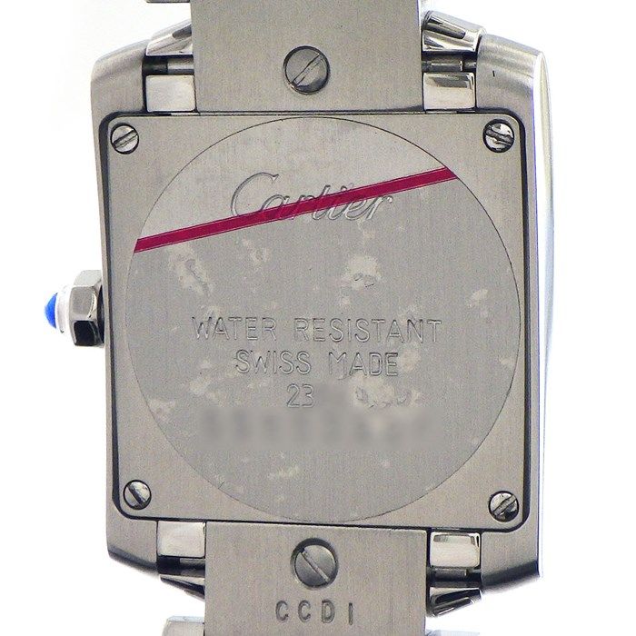 Cartier Tank Française SM W51008Q3 - Elegant Square Timepiece