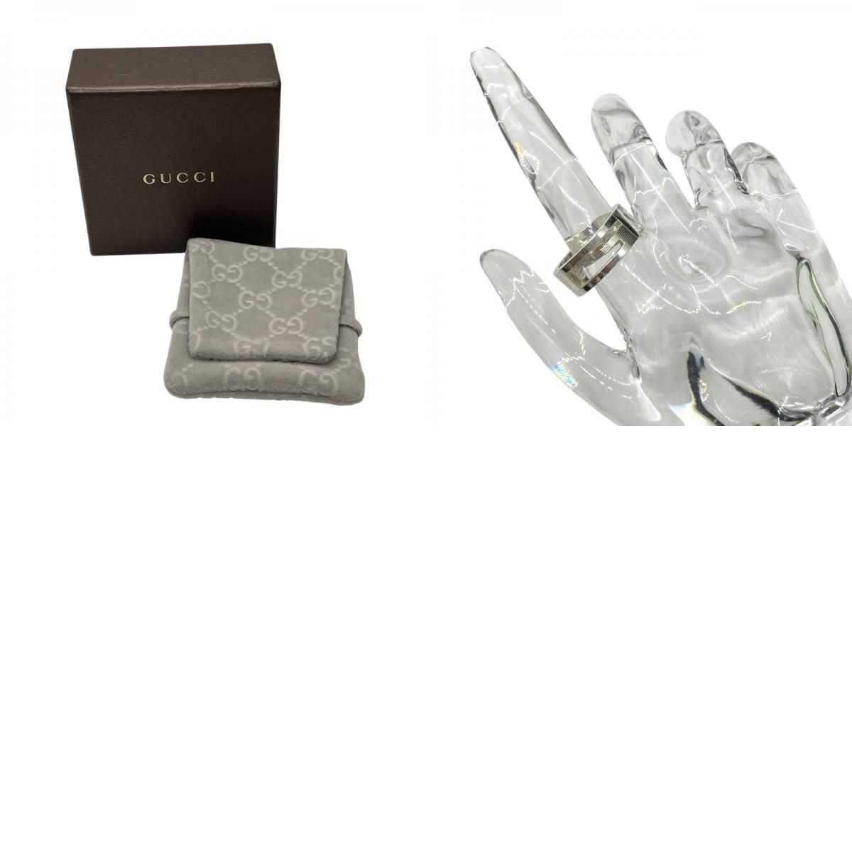 GUCCI G Ring 925 Silver - Exquisite Men's Jewelry