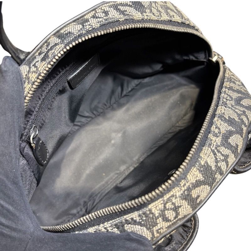 Christian Dior Trotter Handbag in Black Canvas - Unisex Luxury