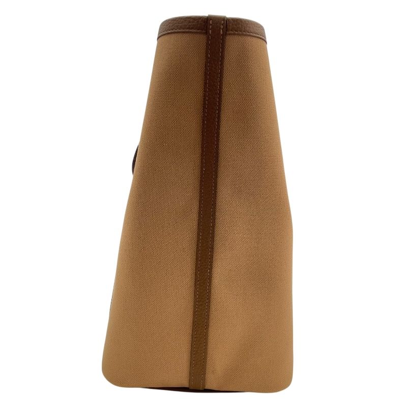 HERMES Puresangle U刻 Tote Bag in Chai & Cocoa with Silver Hardware