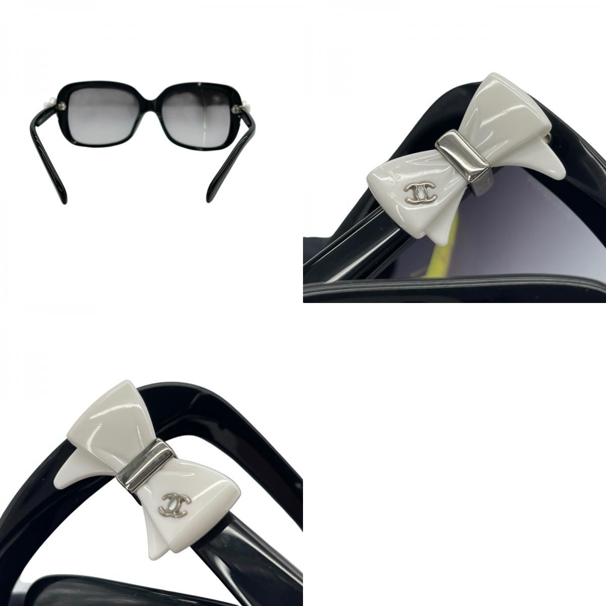 CHANEL 5171-A Black Side Ribbon Sunglasses - Timeless Elegance