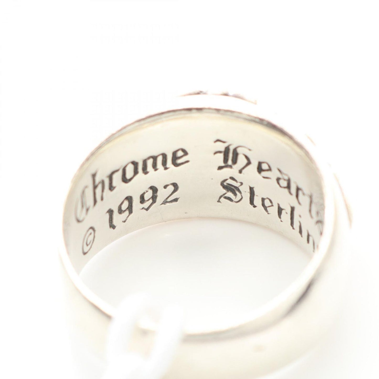 CHROME HEARTS Floral Cross Ring in Silver 925 - Size 25