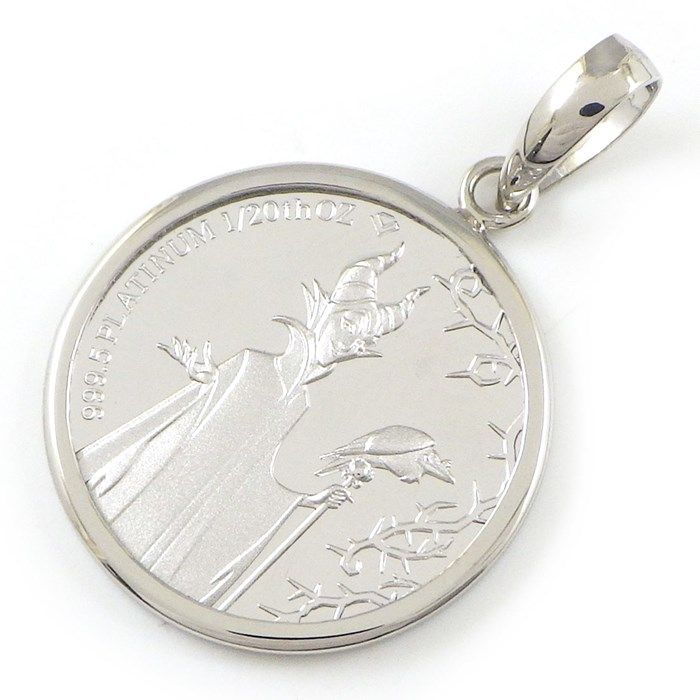 Disney Sleeping Beauty 65th Anniversary Platinum Pendant - Limited Edition