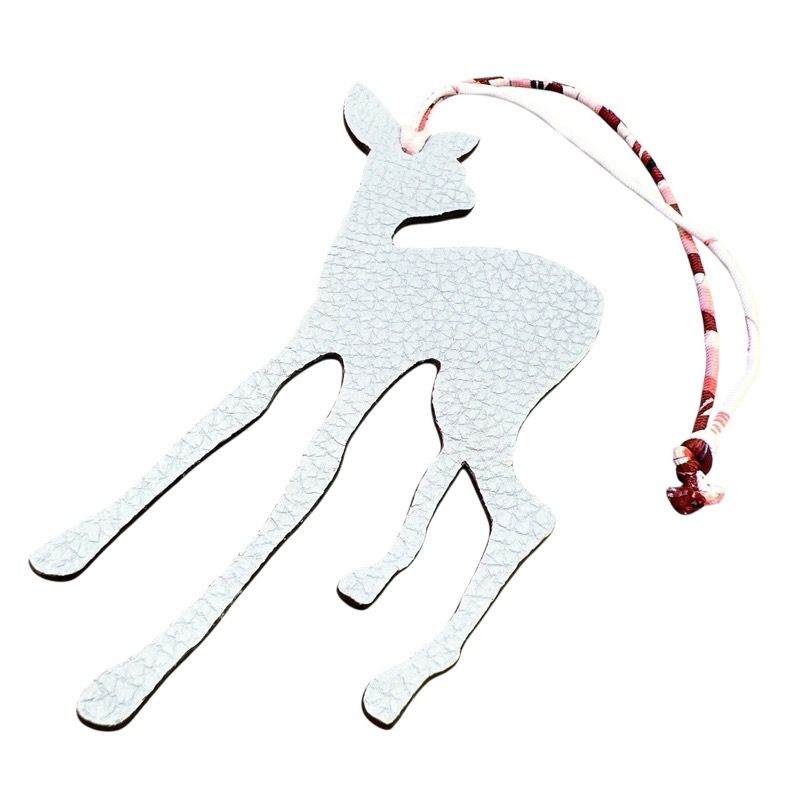 HERMES Petit H Bambi Charm in Grimet Ruby - Exquisite Craftsmanship